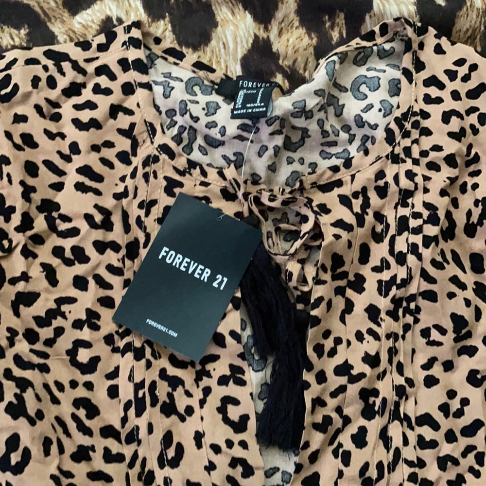 Forever 21 Leopard dress NWT